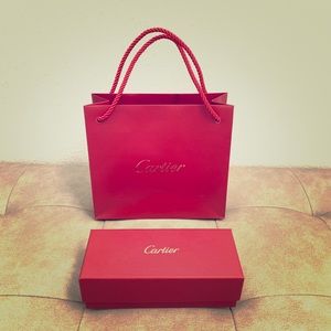 Cartier box and gift bag